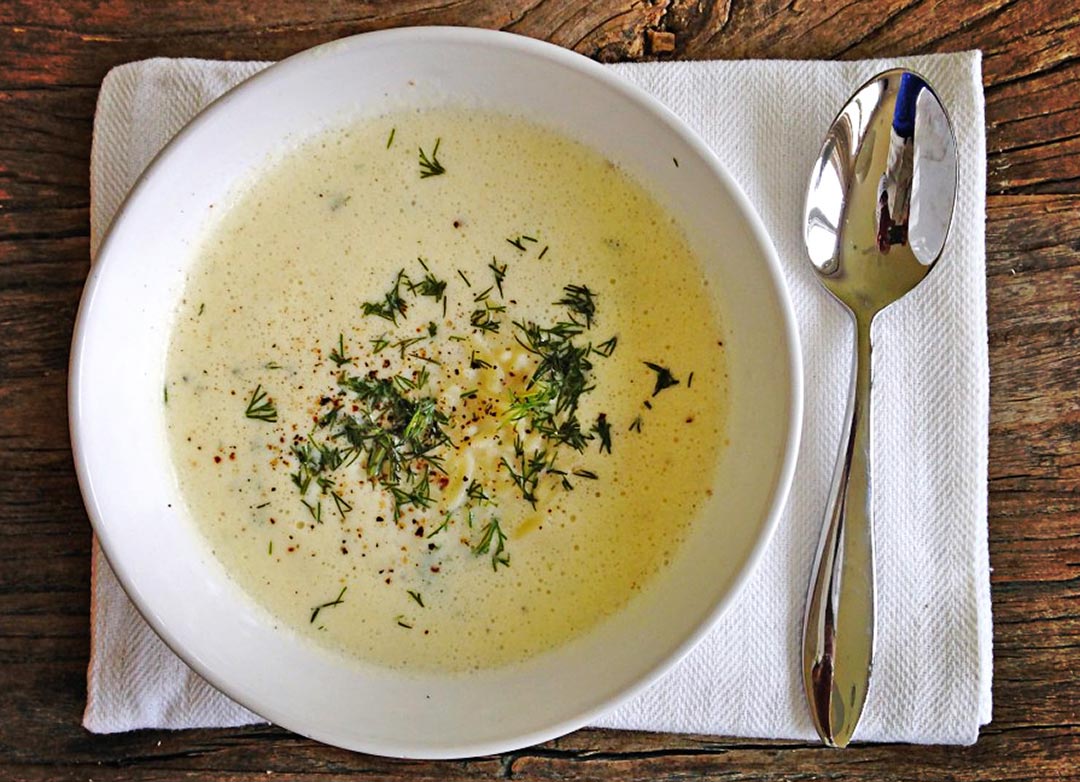 Supa de pui a la grec